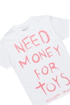 Girls M4 Toys White/Pink Graphic T-Shirt
