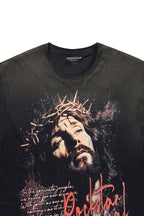 Nalu Black Graphic Muscle T-Shirt