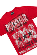 Racing Grung Red/Black T-Shirt Cargo Shorts Set