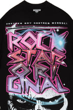 Tikiara Black Mega Oversized T-Shirt