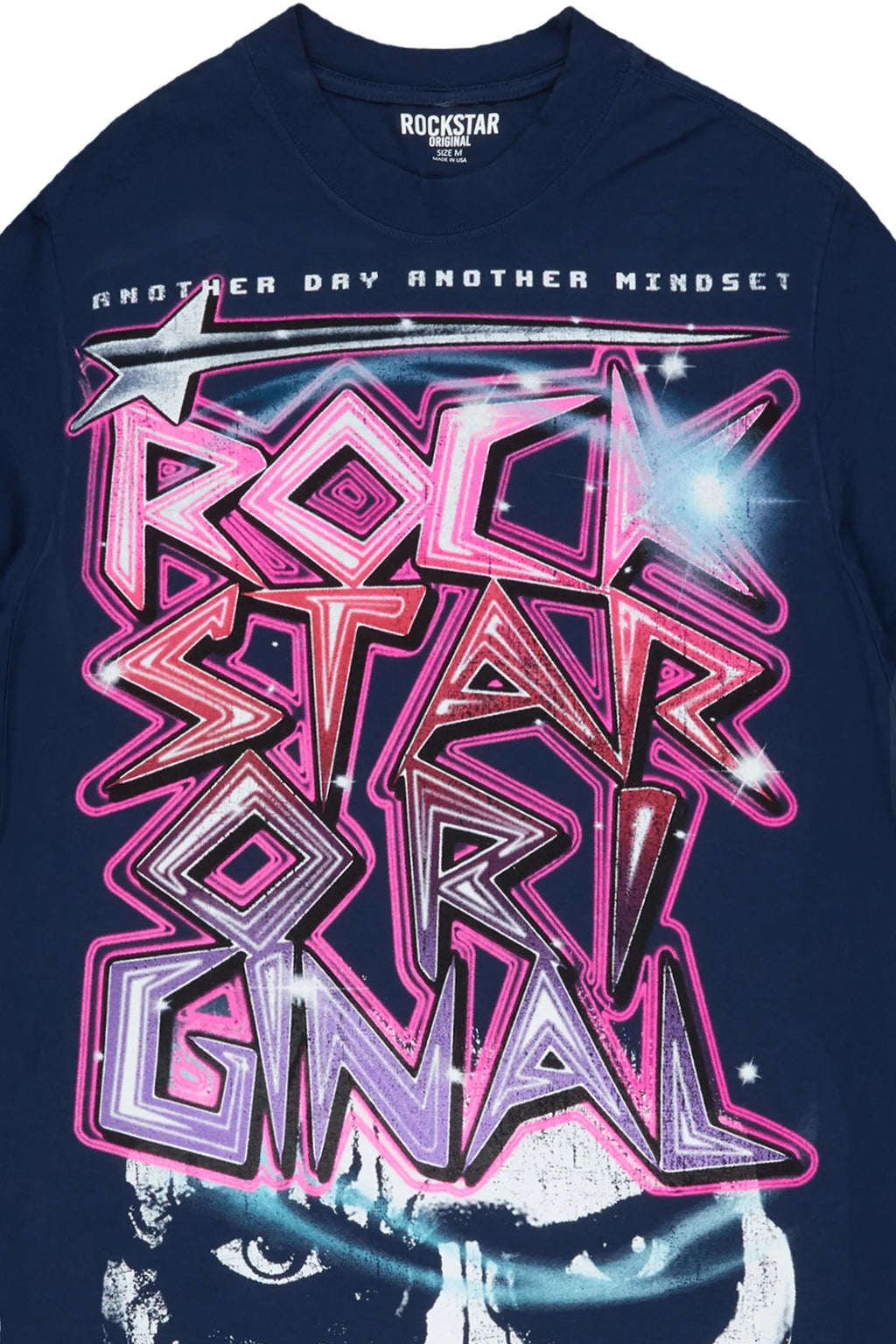 Tikiara Navy Mega Oversized T-Shirt