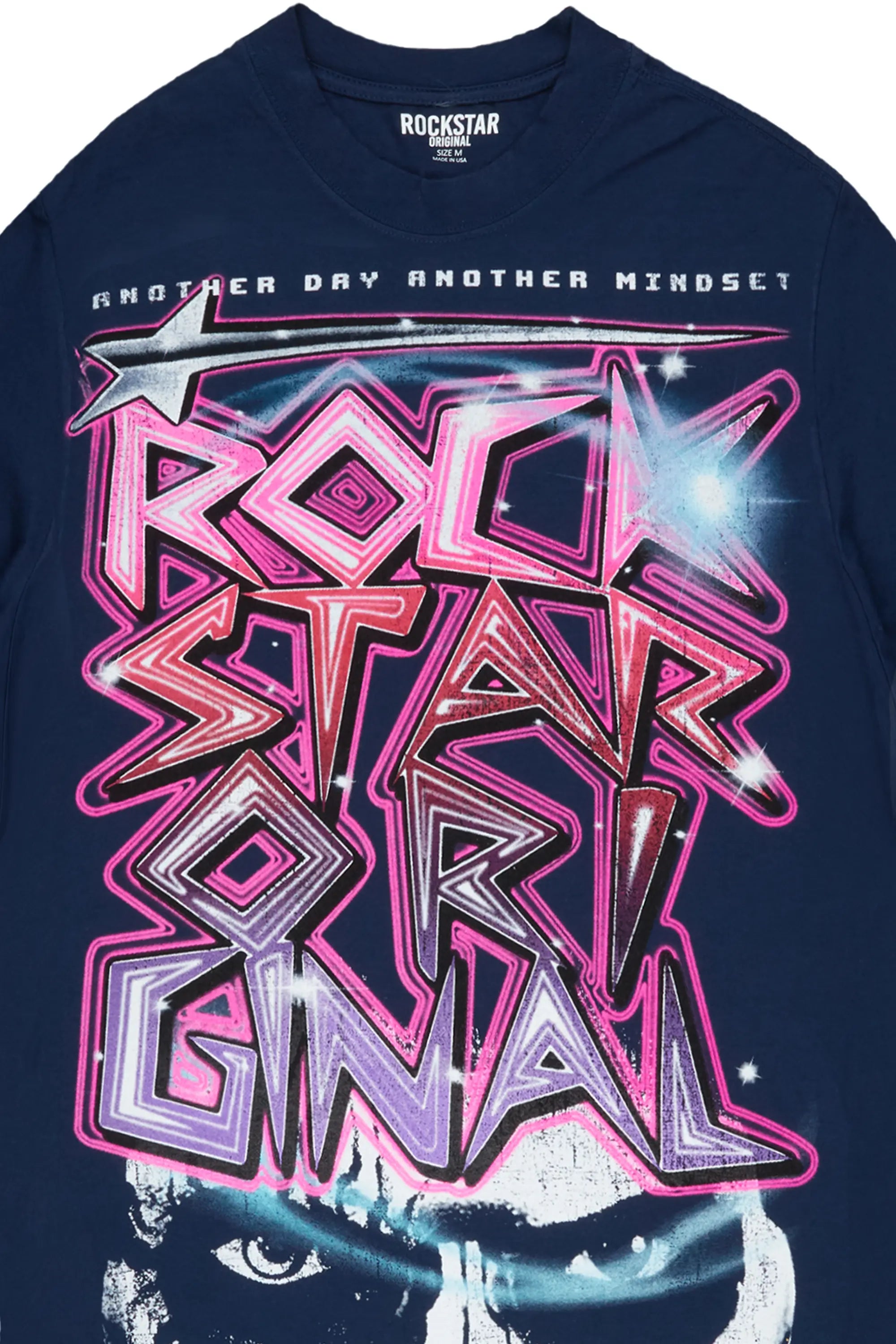 Tikiara Navy Mega Oversized T-Shirt