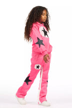 Girls Khaly Bubblegum Pink Track Set