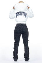 Chrishona White Puffer Jacket