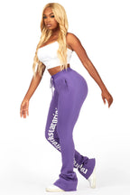 Blakely Purple Super Stacked Pant