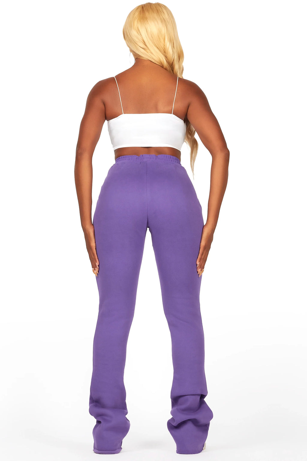 Blakely Purple Super Stacked Pant