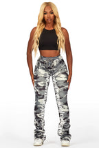 Blakely Grey Camo Super Stacked Pant