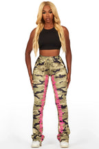 Blakely Green Camo Super Stacked Pant