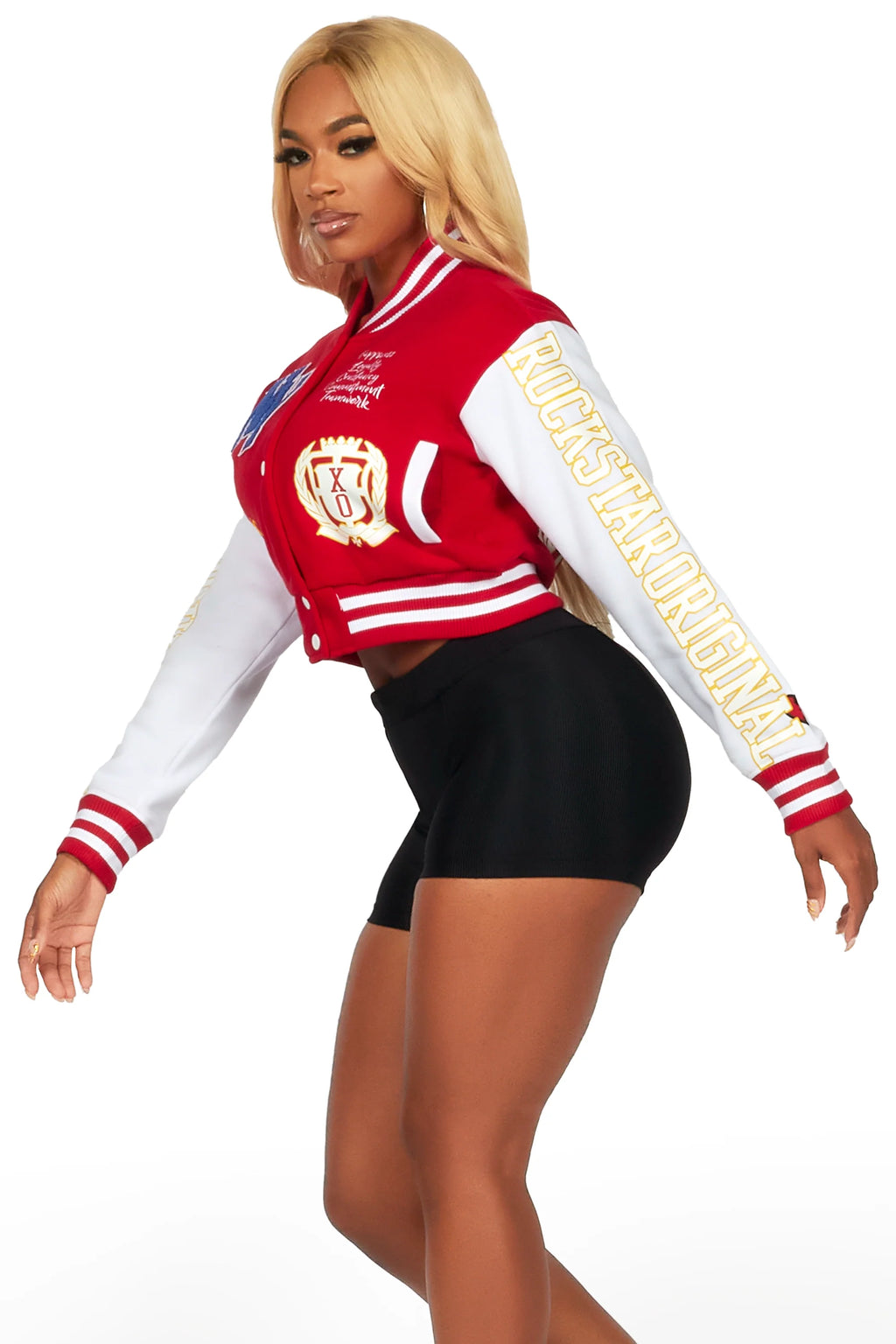Brelynn Red Varsity Jacket