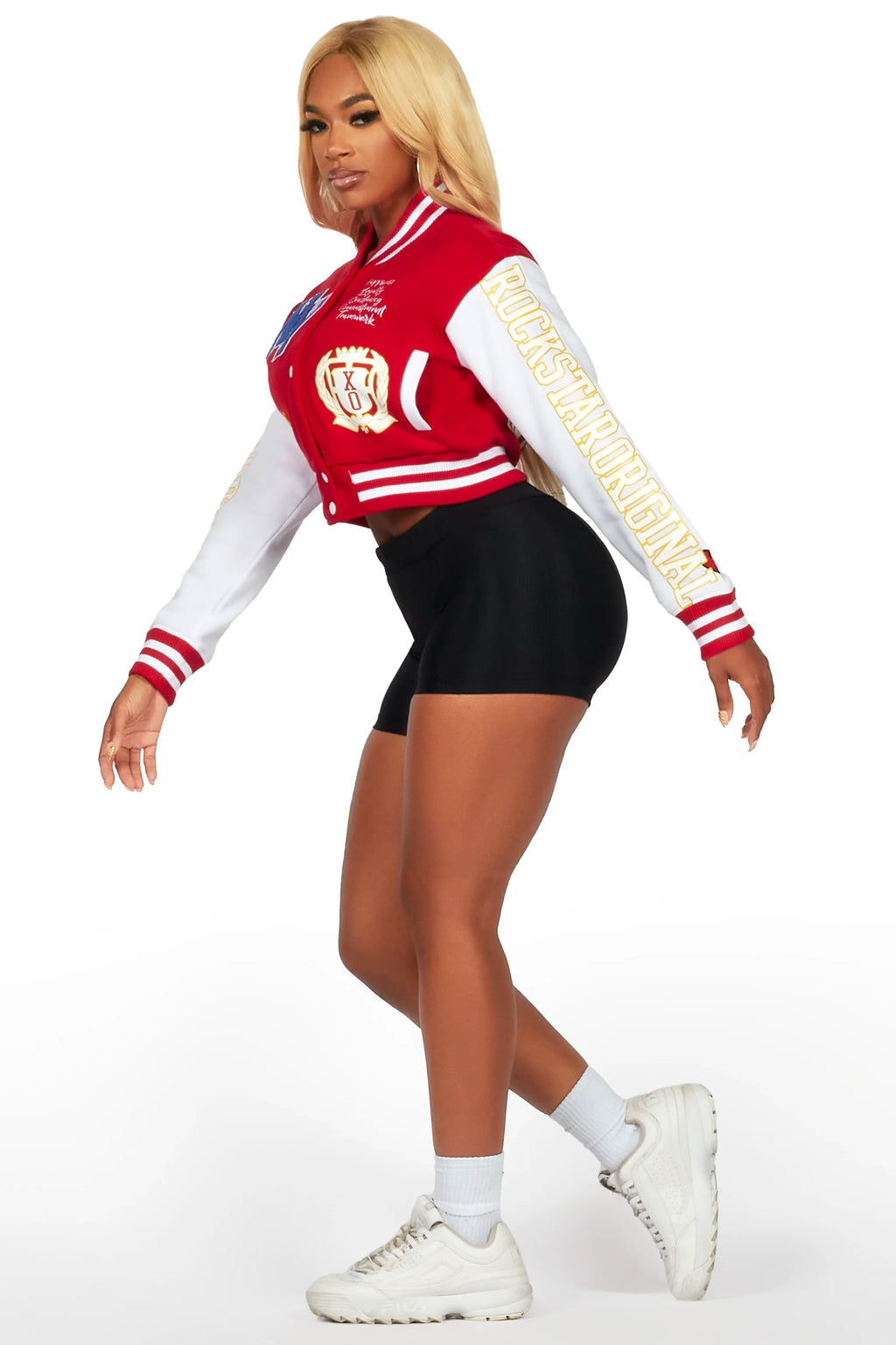 Brelynn Red Varsity Jacket