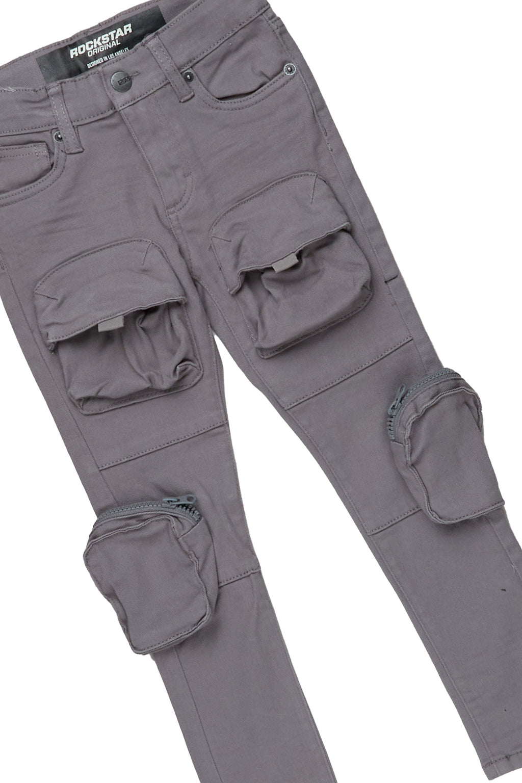 Boys Race Heather Grey Hoodie/Jean Set