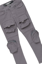 Boys Race Heather Grey Hoodie/Jean Set