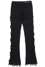 Dallin Black Painter Stacked Flare Jean