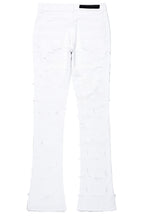 StarLane White Stacked Flare Jean