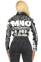 Dareece Black Faux Leather Jacket