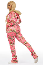Benita Pink Tree Camo Super Stacked Trackset