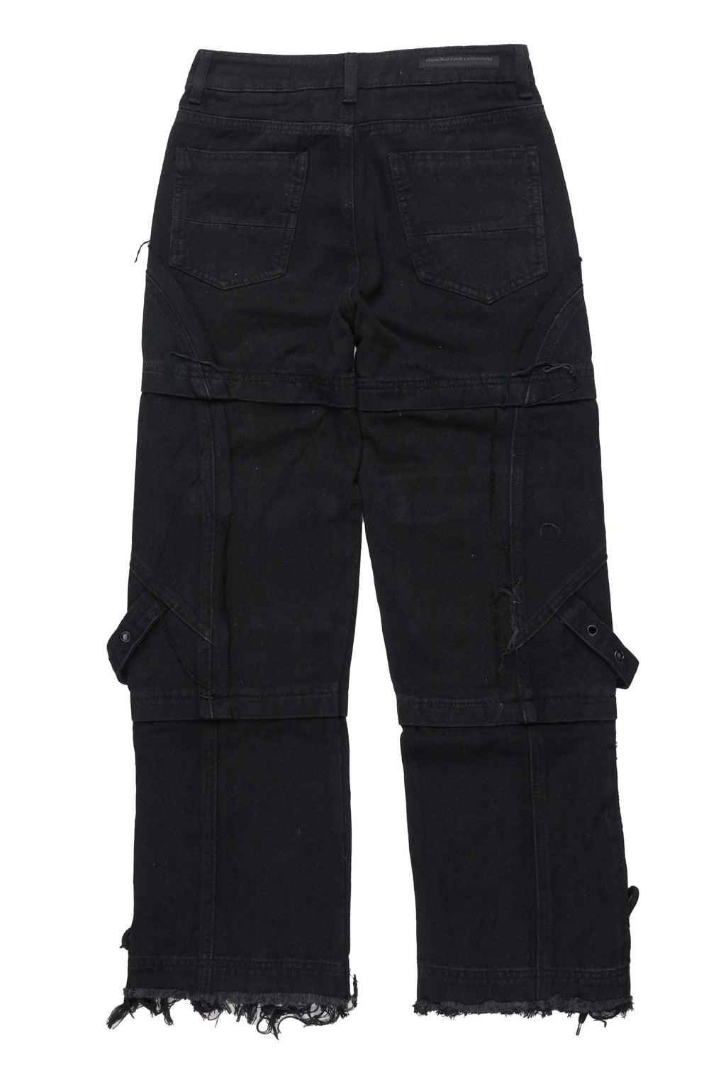 Boys Three Maxi Jet Black Baggy Fit Jean
