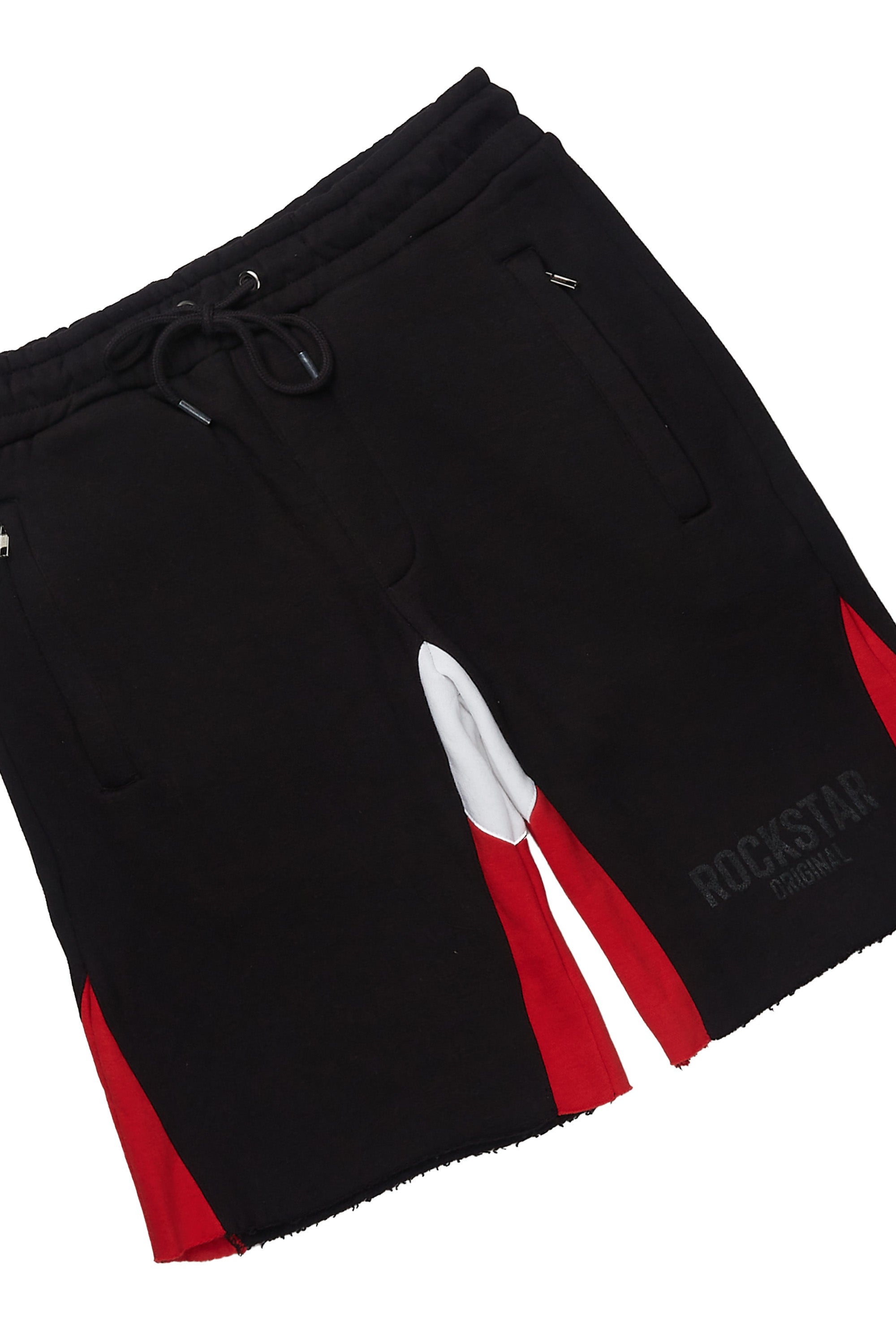 Sana Black Relaxed T-Shirt/Short Set