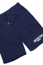 Sana Navy T-Shirt/Raw Edge Short Set