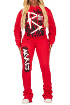 Tanesha Red Super Stacked Trackset