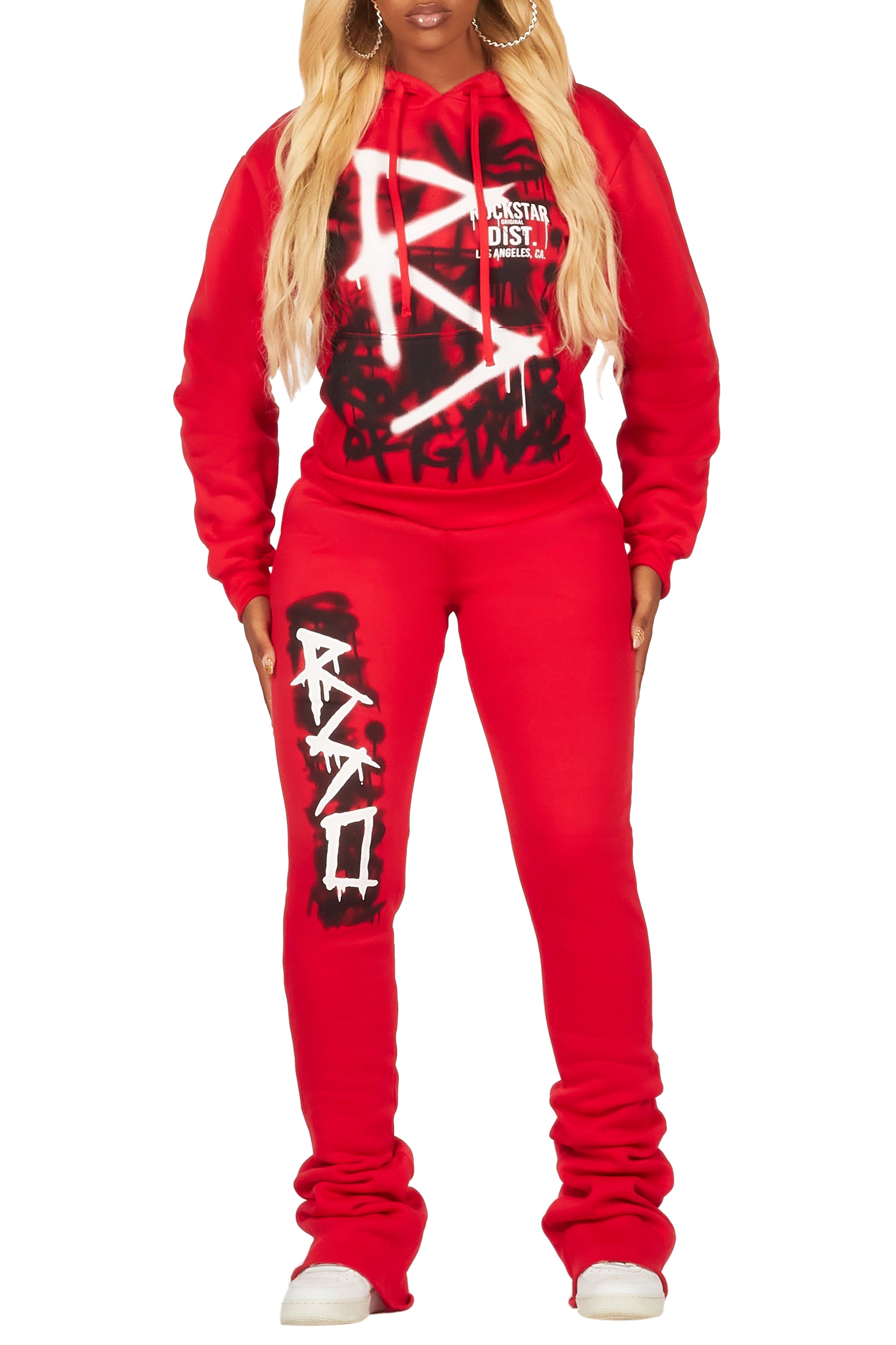 Tanesha Red Super Stacked Trackset