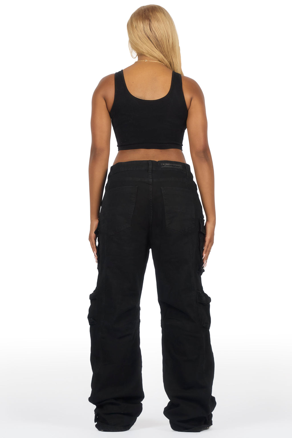 Sequoia Black Baggy Cargo Jean