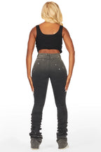 Dajsha Black Super Stacked Jean