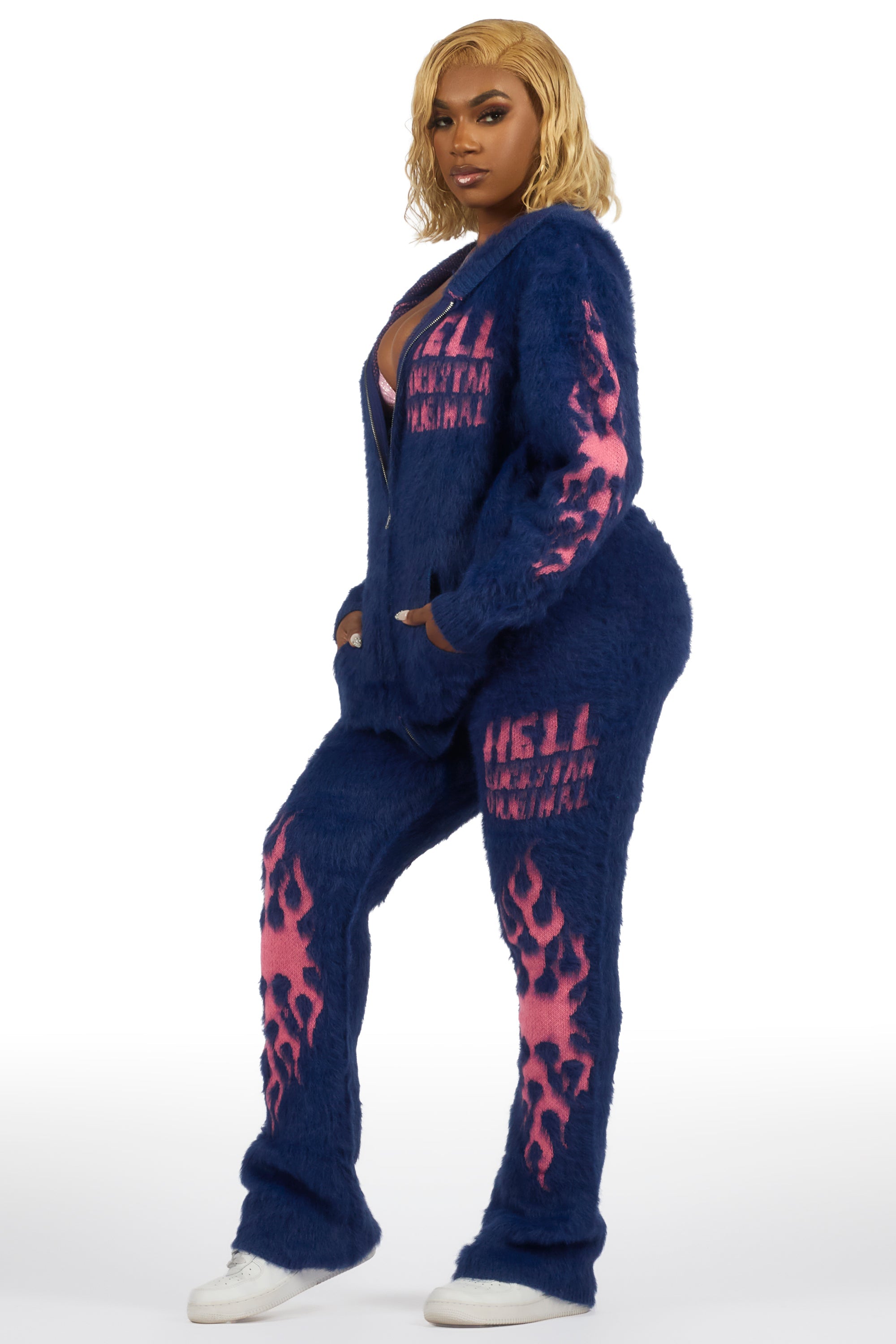 Sheriece Navy Super Stacked Trackset