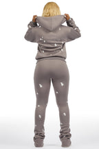 Halloway Grey Zip Up Super Stacked Trackset