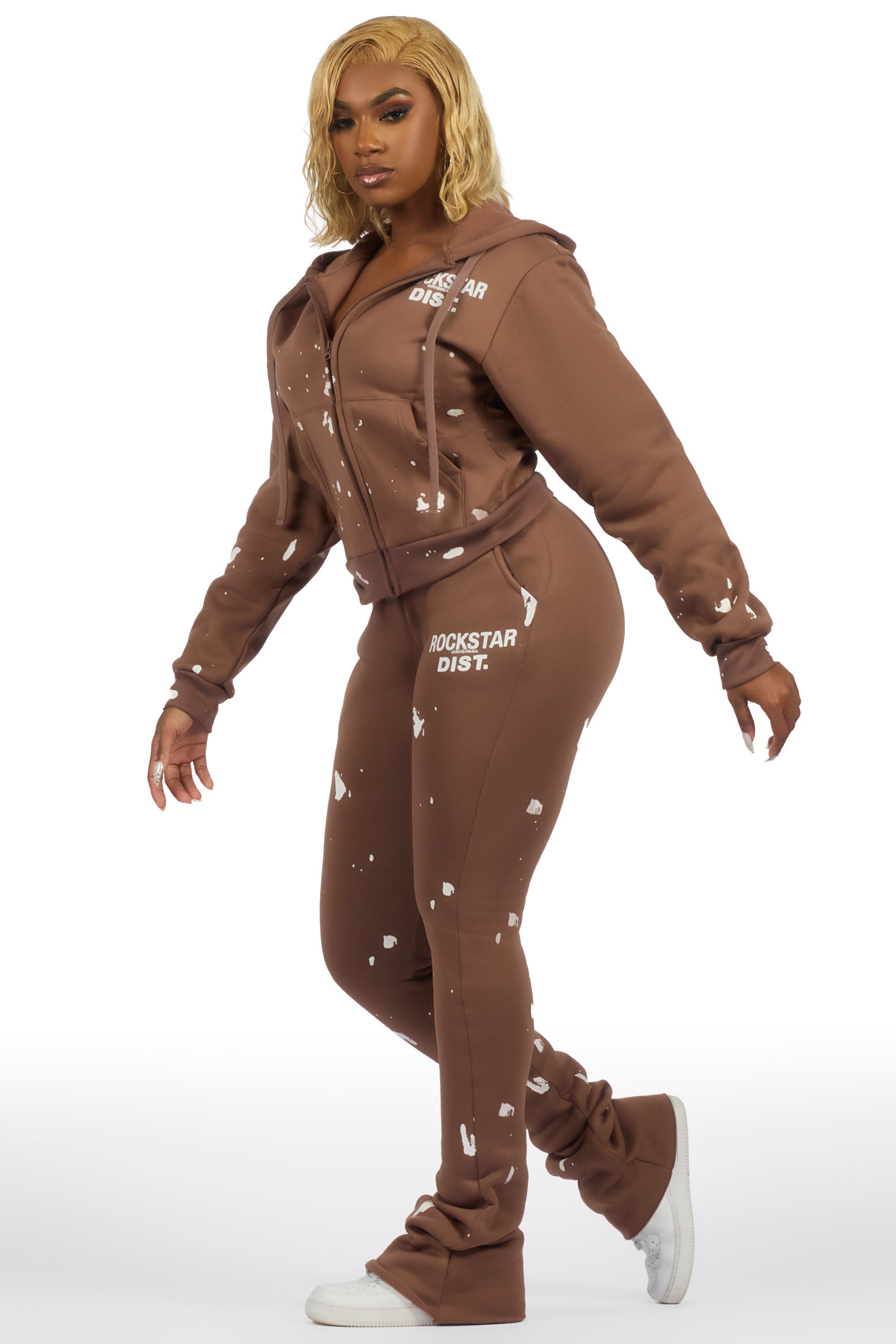Halloway Mocha Zip Up Super Stacked Trackset