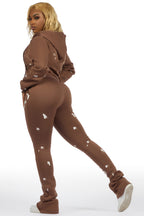 Halloway Mocha Zip Up Super Stacked Trackset