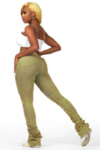 Yasmeen Multi Painted Super Stacked Jean