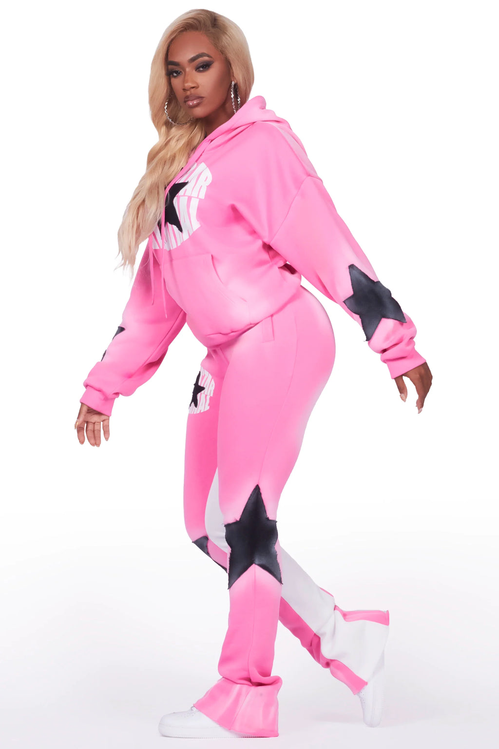 Kaliyah Bubblegum Pink Super Stacked Trackset