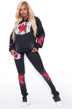 Kaliyah Black Super Stacked Trackset