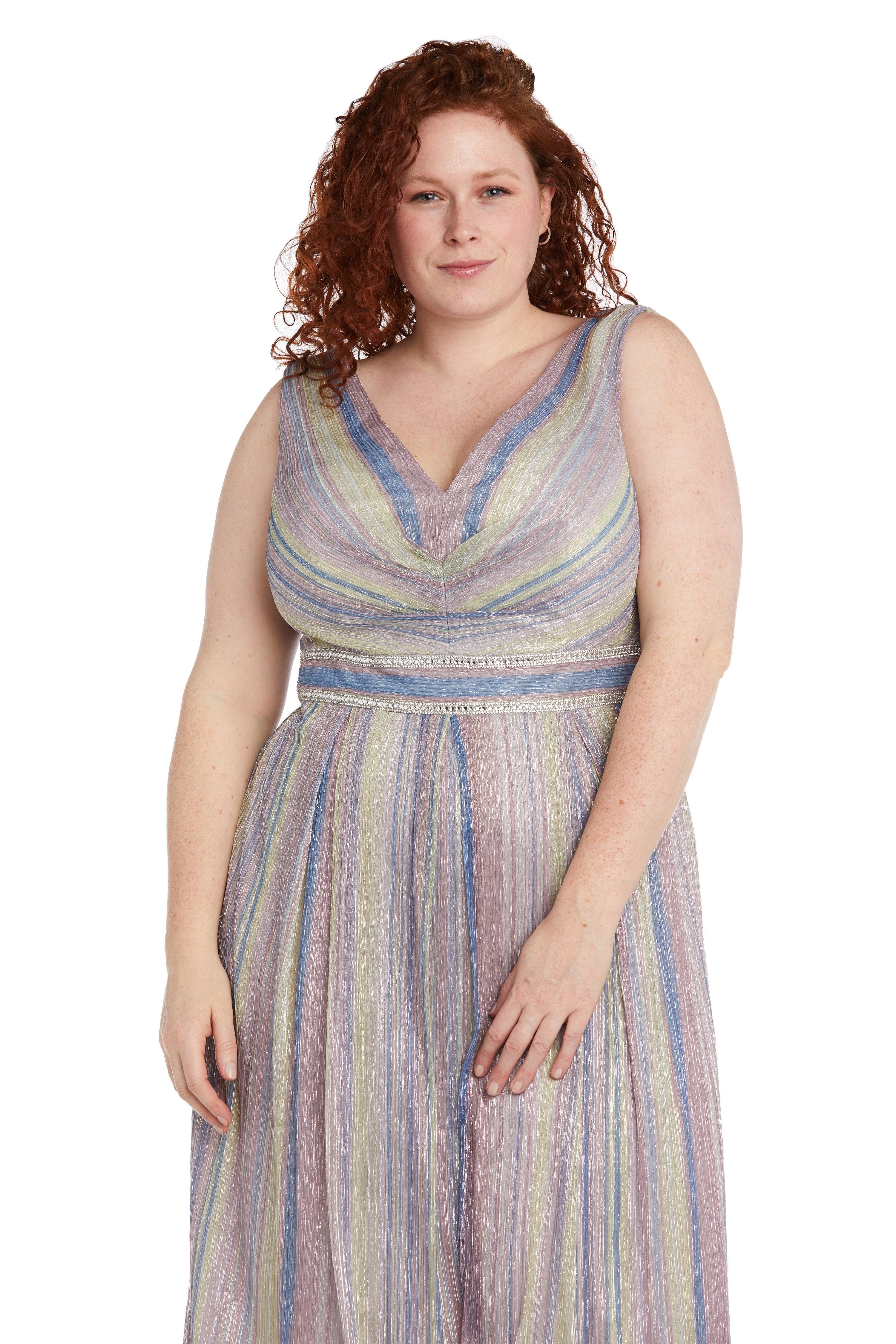 R&M Richards 9375W Plus Size High Low Formal Dress Sale