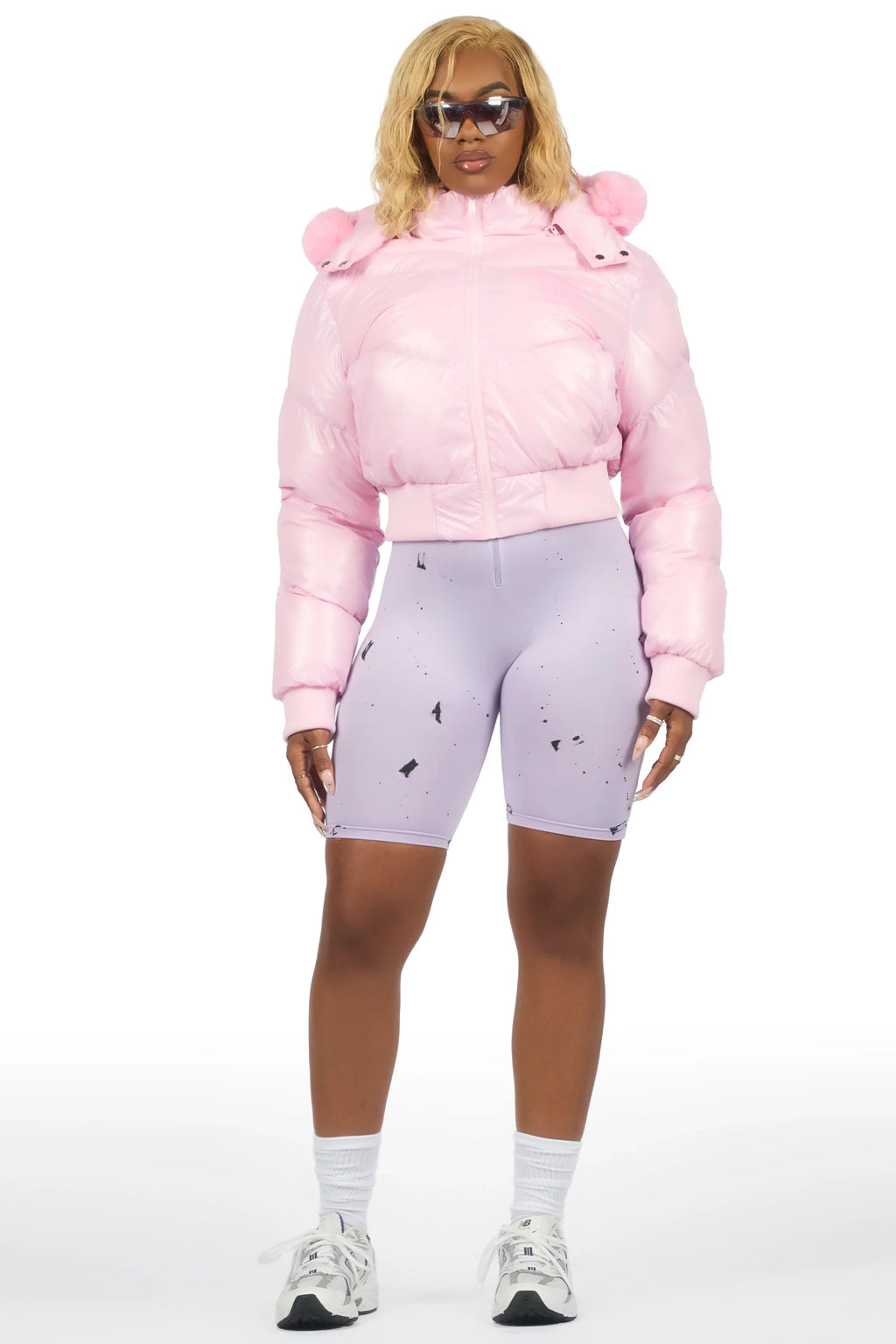 Moncia Pink Puffer Jacket