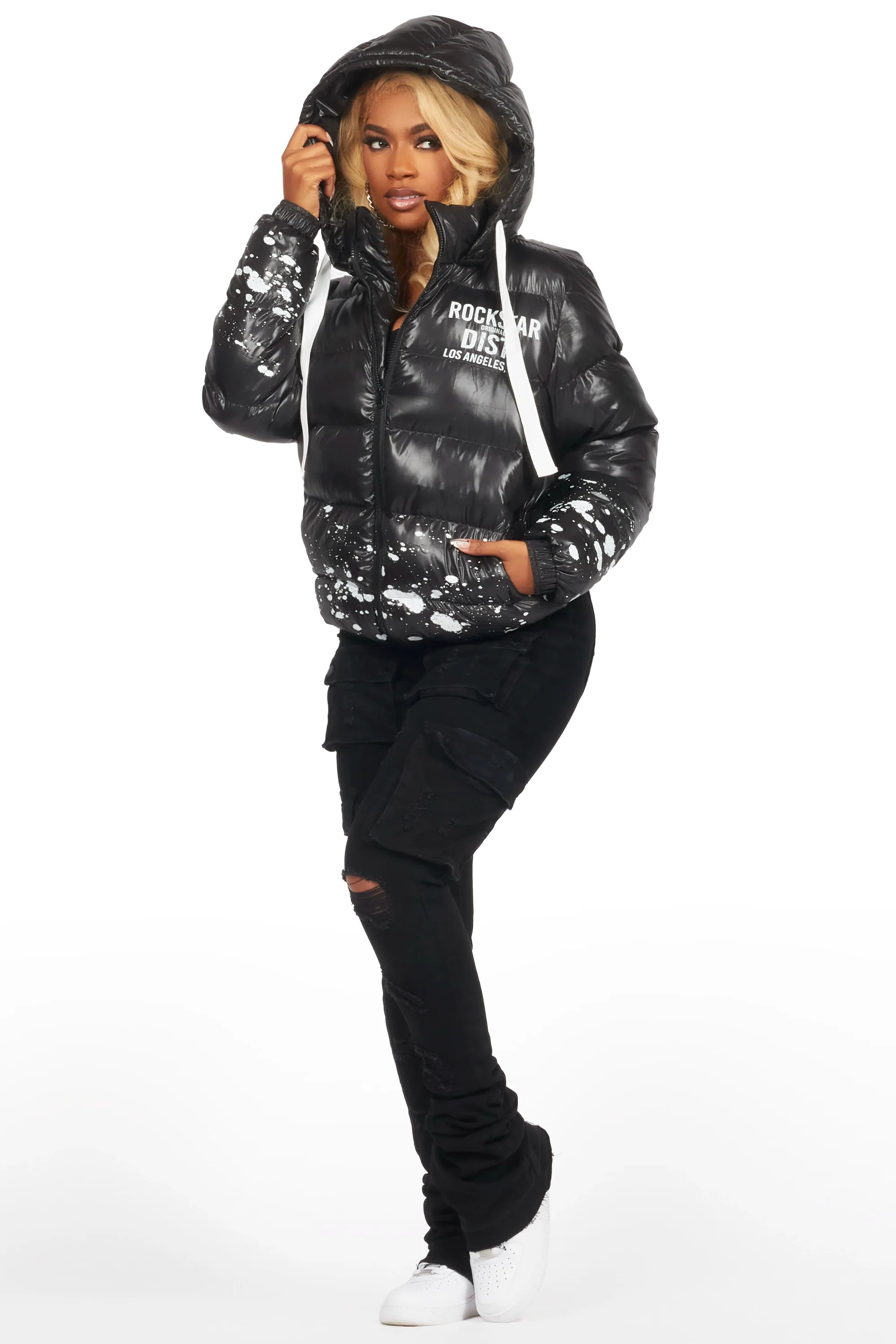 Art Dist. 2.0 Black Puffer Jacket