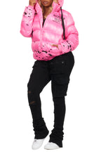 Art Dist. 2.0 Pink Puffer Jacket