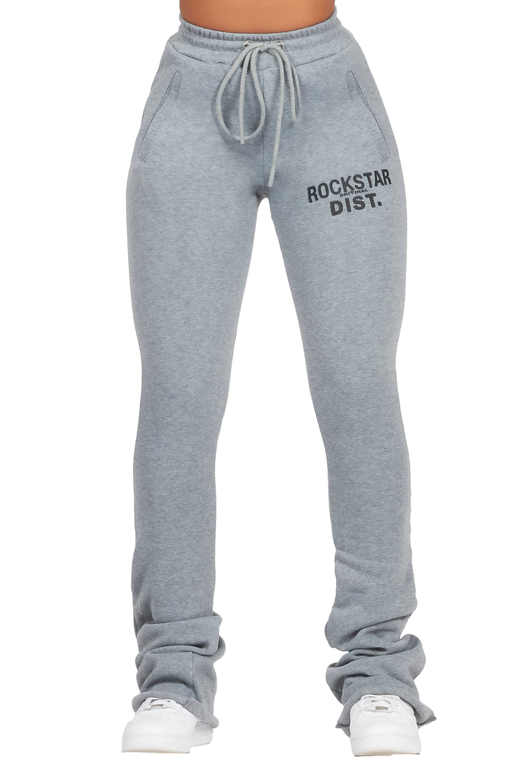 Juliana Heather Grey Super Stacked Track Pant
