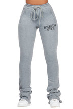 Juliana Heather Grey Super Stacked Track Pant