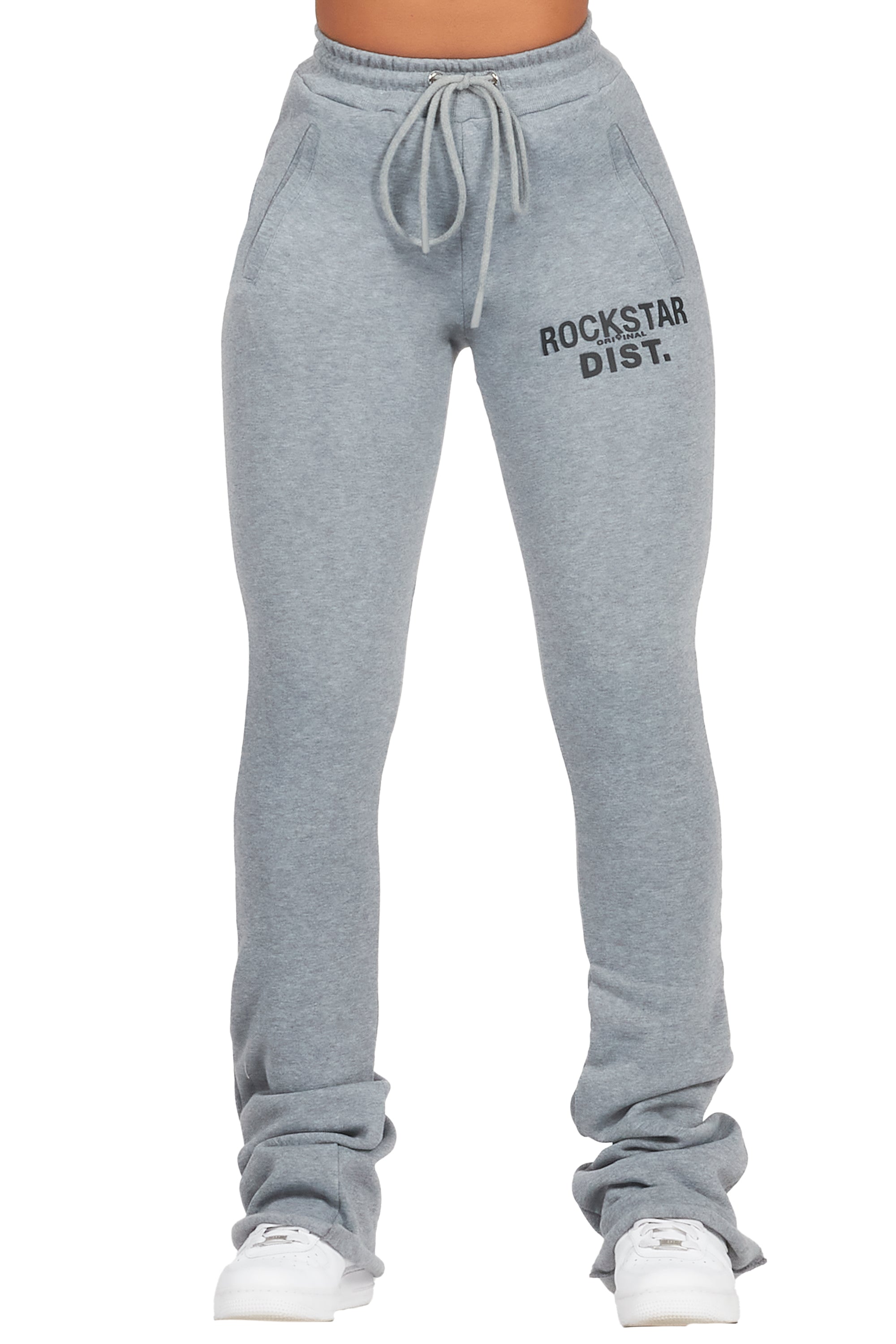 Juliana Heather Grey Super Stacked Track Pant