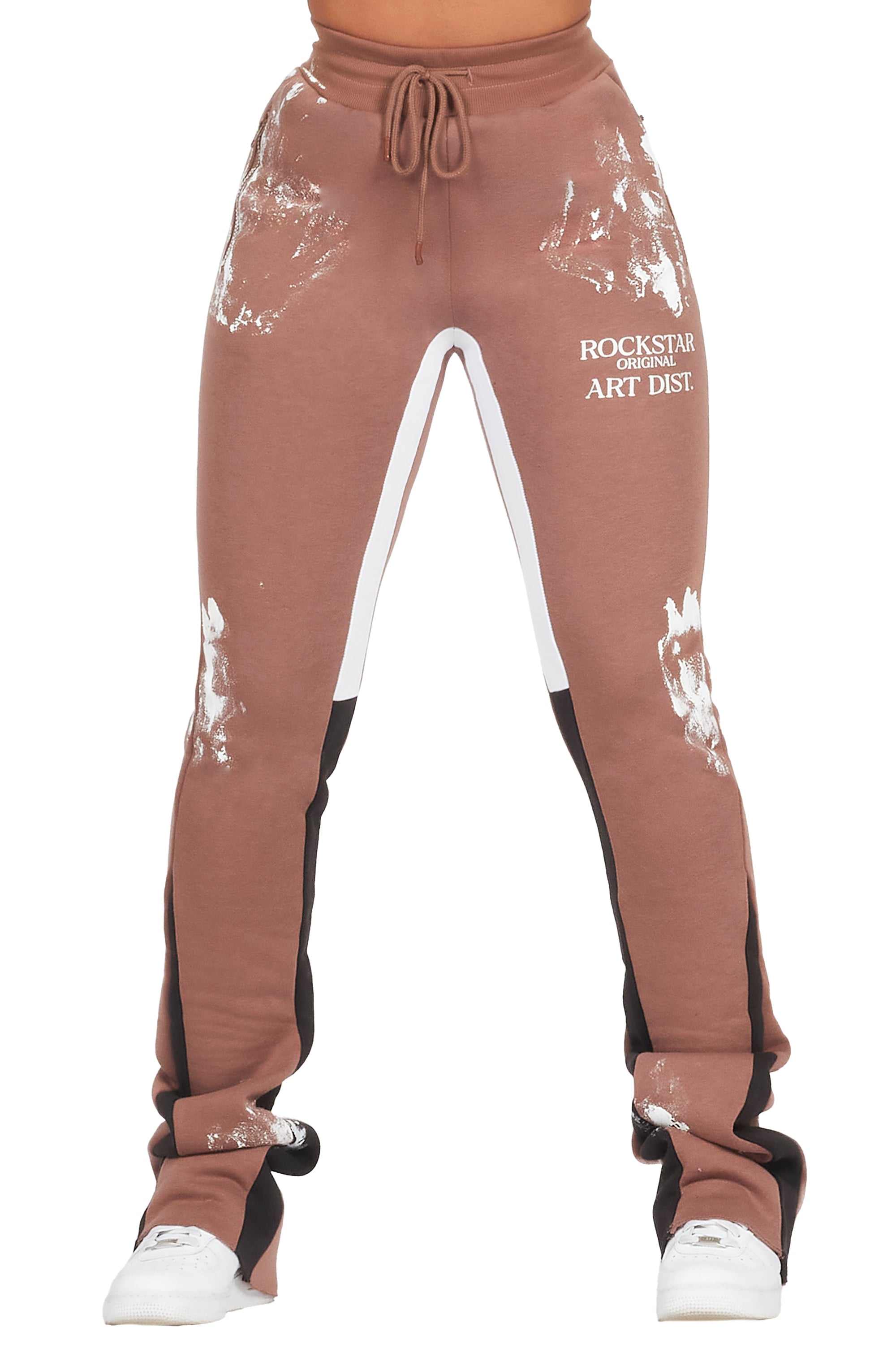 Filipa Mocha Stacked Flare Pant