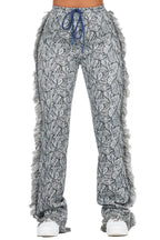 Syncere Navy Tapestry Stacked Pant