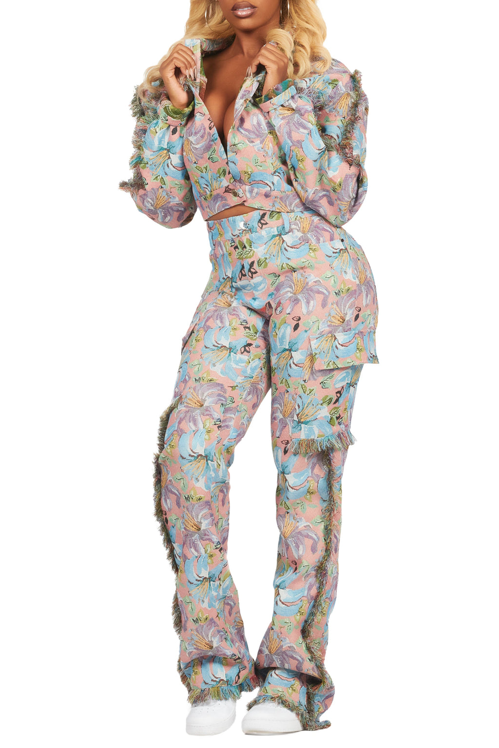 Tykima Pink Tapestry Jacket