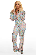 Tykima Pink Tapestry Jacket