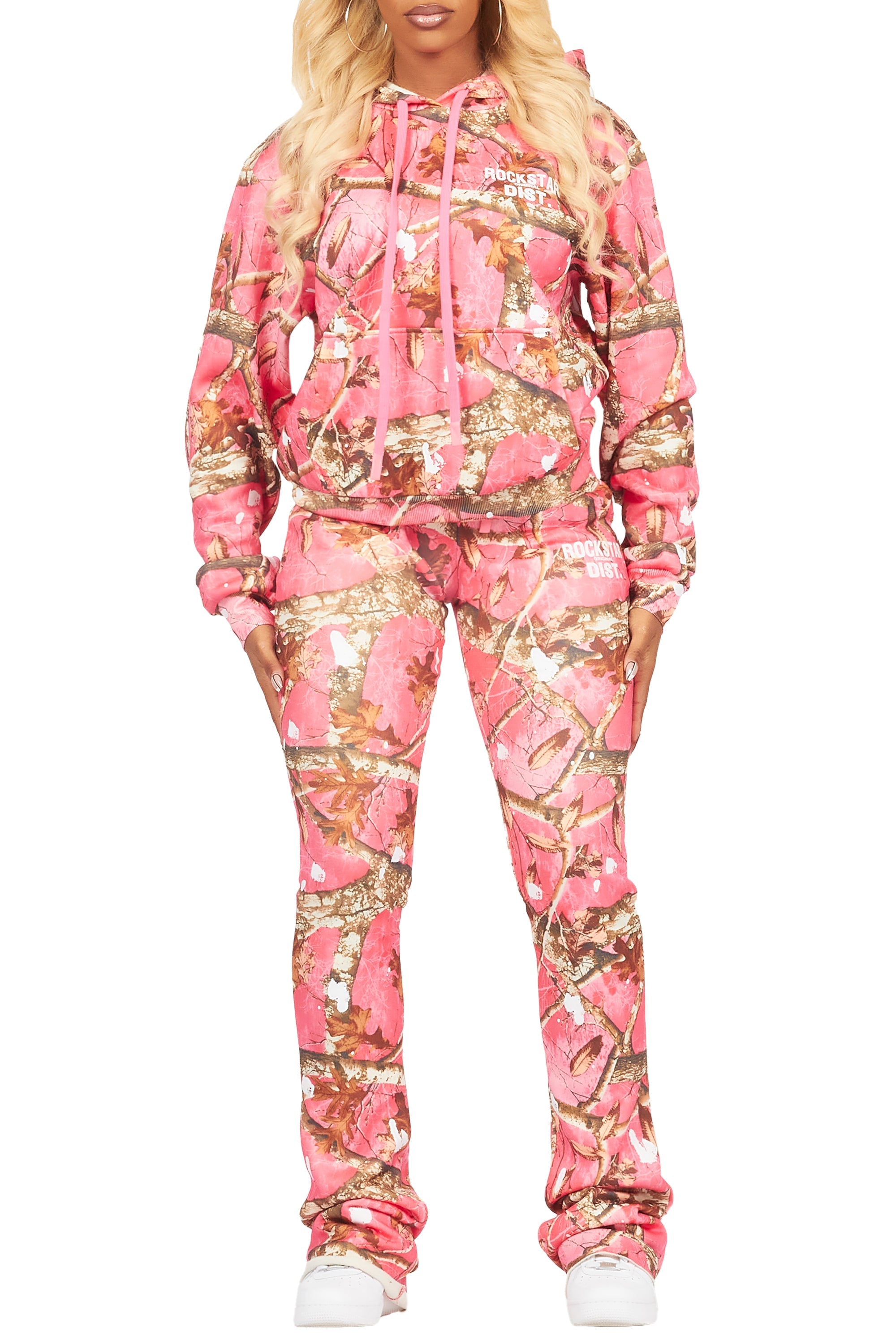 Hadley Pink Tree Camo Super Stacked Trackset