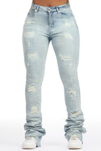 Remy Light Wash Super Stacked Jean