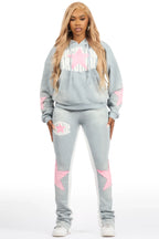 Kaliyah Heather Grey Super Stacked Trackset