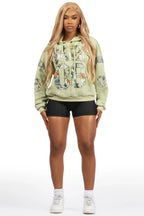 Atiya Sage Oversized Hoodie