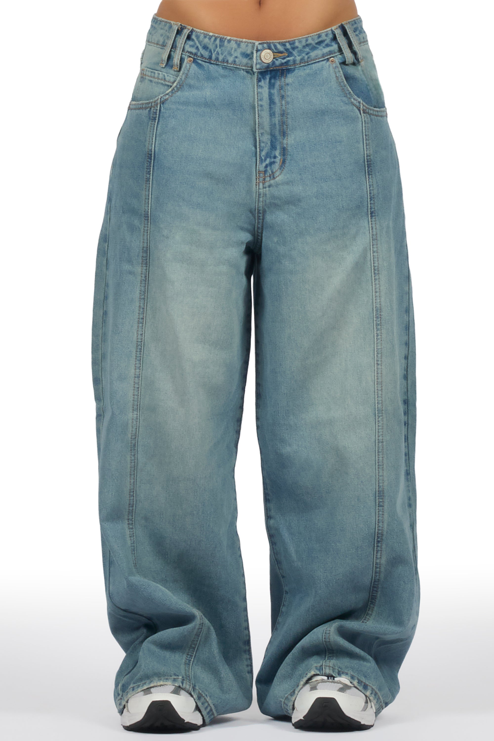 Letitia Light Wash Extra Baggy Jean